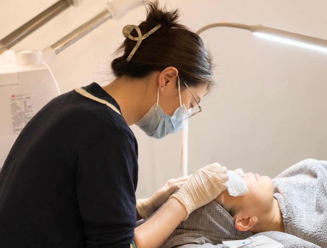 Ccoco Beauty Balwyn therapist providing a facial treatment
